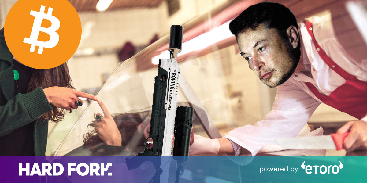 photo of You can now buy Elon Musk’s ‘Not A Flamethrower’ with Bitcoin image