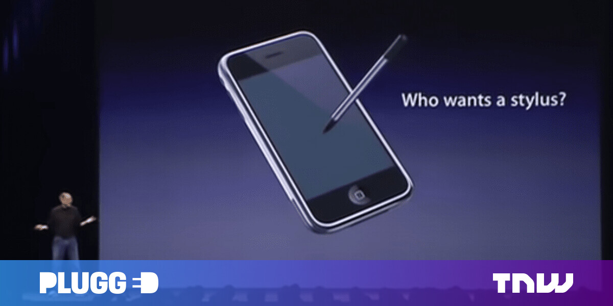 Here S A Dumb Graph About Steve Jobs Stylus Hate And Apple Pencil