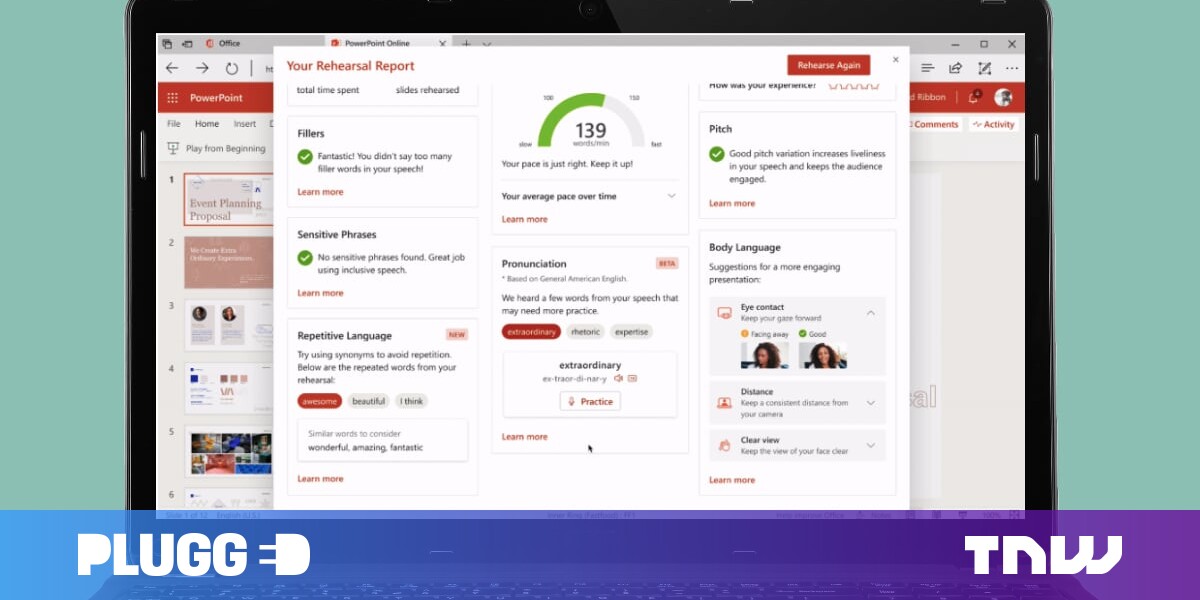 photo of Microsoft PowerPoint’s AI-powered coach will hone your presentation skills everywhere image