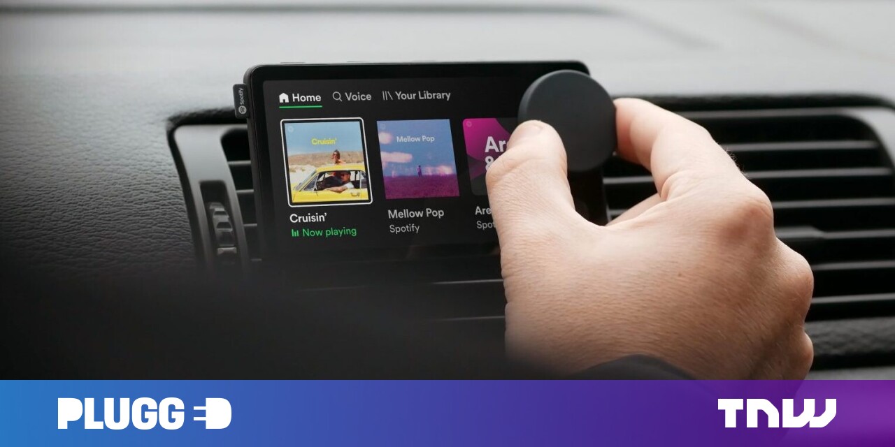 photo of Spotify made a thing for you car called the Car Thing image