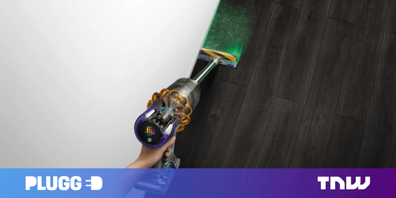 Dyson’s V15 Detect vacuum cleaner uses a green laser to illuminate dirty floors