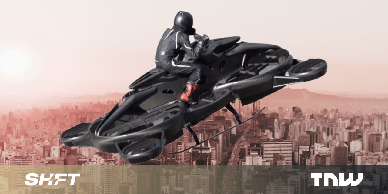 #This bizarre Japanese flying bike wants to bring air travel to the streets