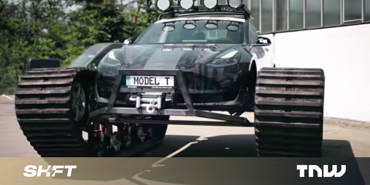 Veja este Tesla se transformar em um tanque monstruoso de 6 toneladas Veja este Tesla se transformar em um tanque monstruoso de 6 toneladas