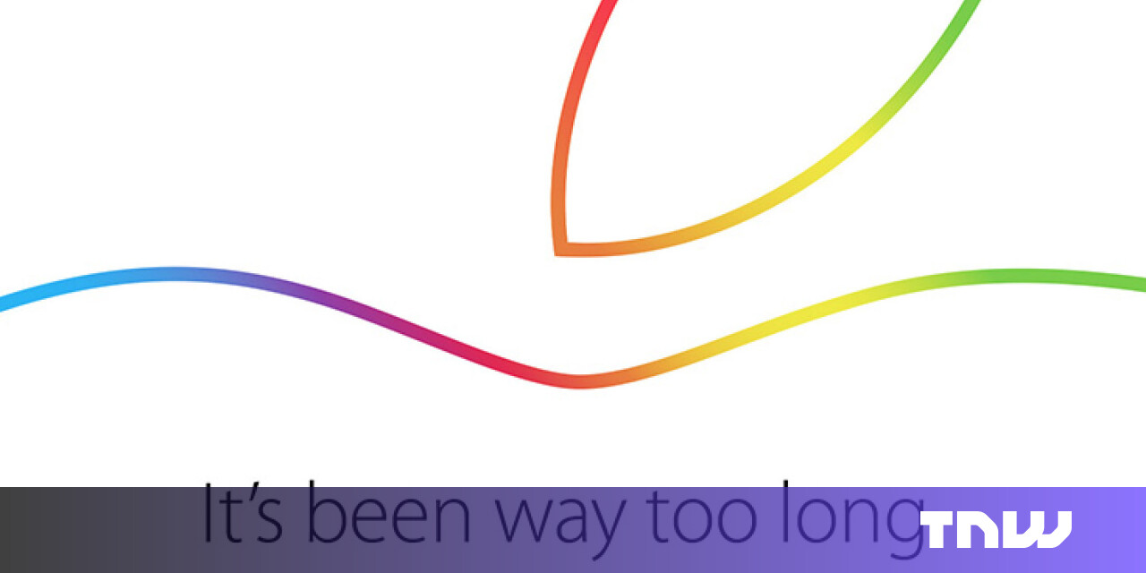Apple Confirms October 16 Event: 'It's Been Way Too Long'