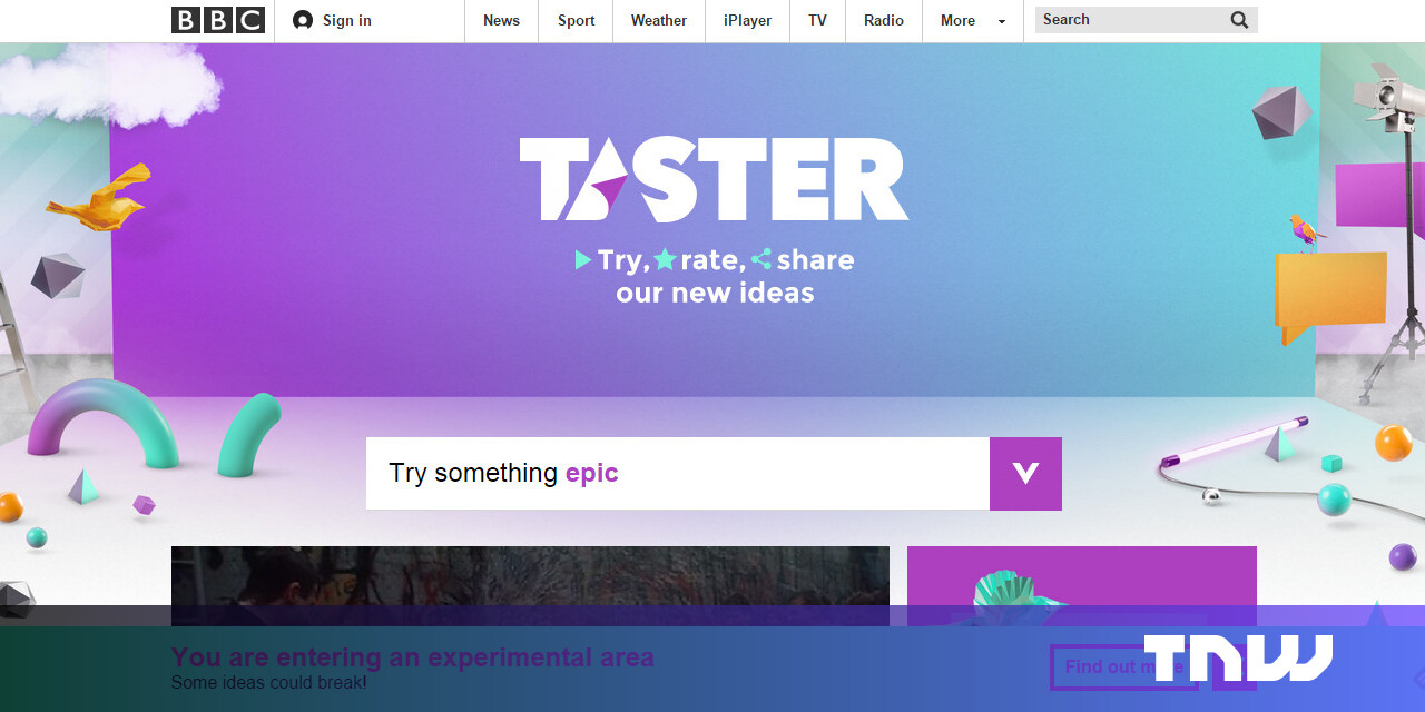 BBC Launches 'Taster' to Help Showcase New Digital Ideas