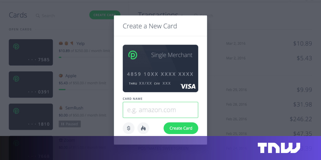 ‘Privacy’ creates single-use virtual credit cards for safer online shopping