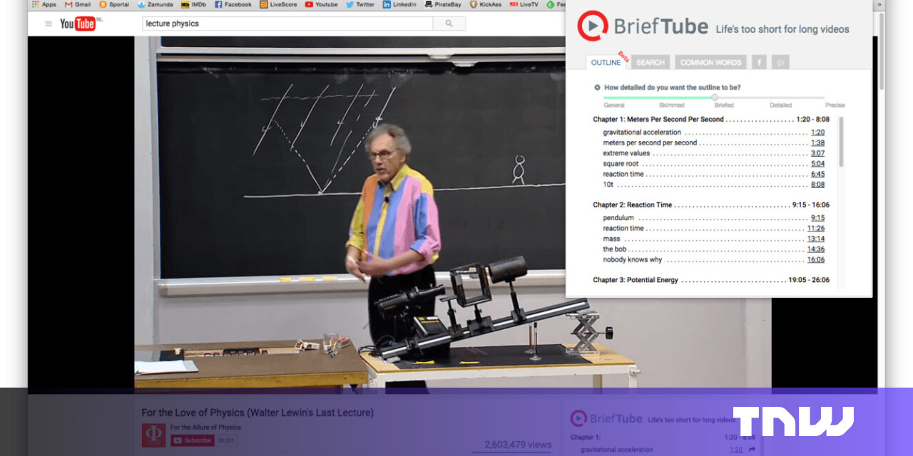 This Chrome add-on makes watching lectures on YouTube easy