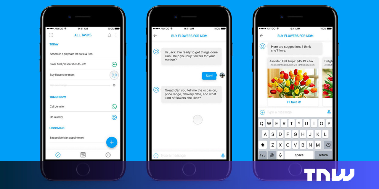 Any.do’s to-do app will use AI to complete your tasks for you
