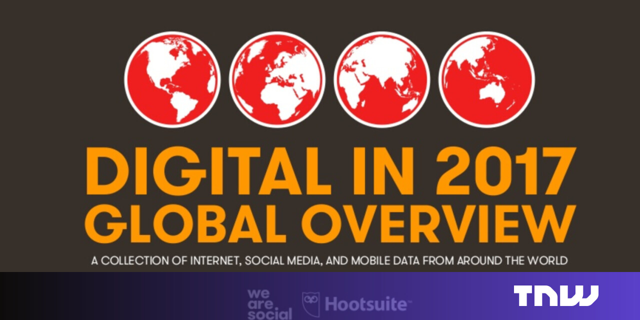 Digital trends 2017: 106 pages of internet, mobile and social media stats
