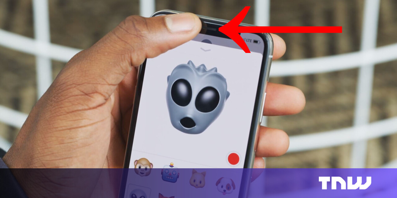 Why do the iPhone X's Animoji work when you cover Face ID's sensors?