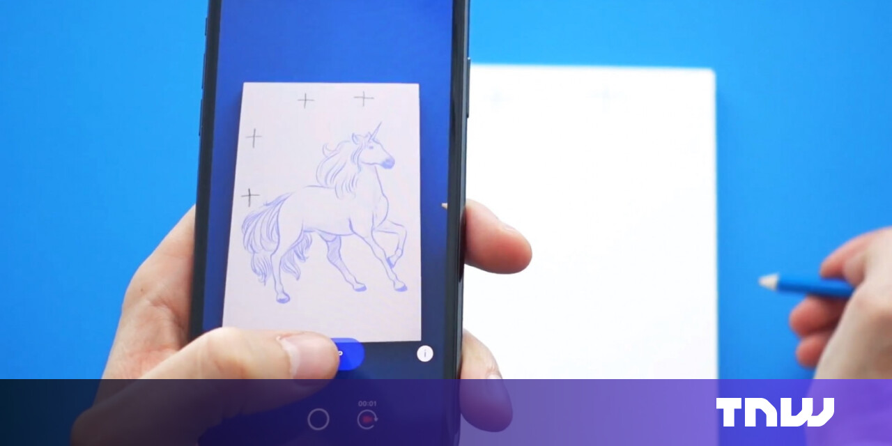 This app uses machine learning and AR to teach you how to draw