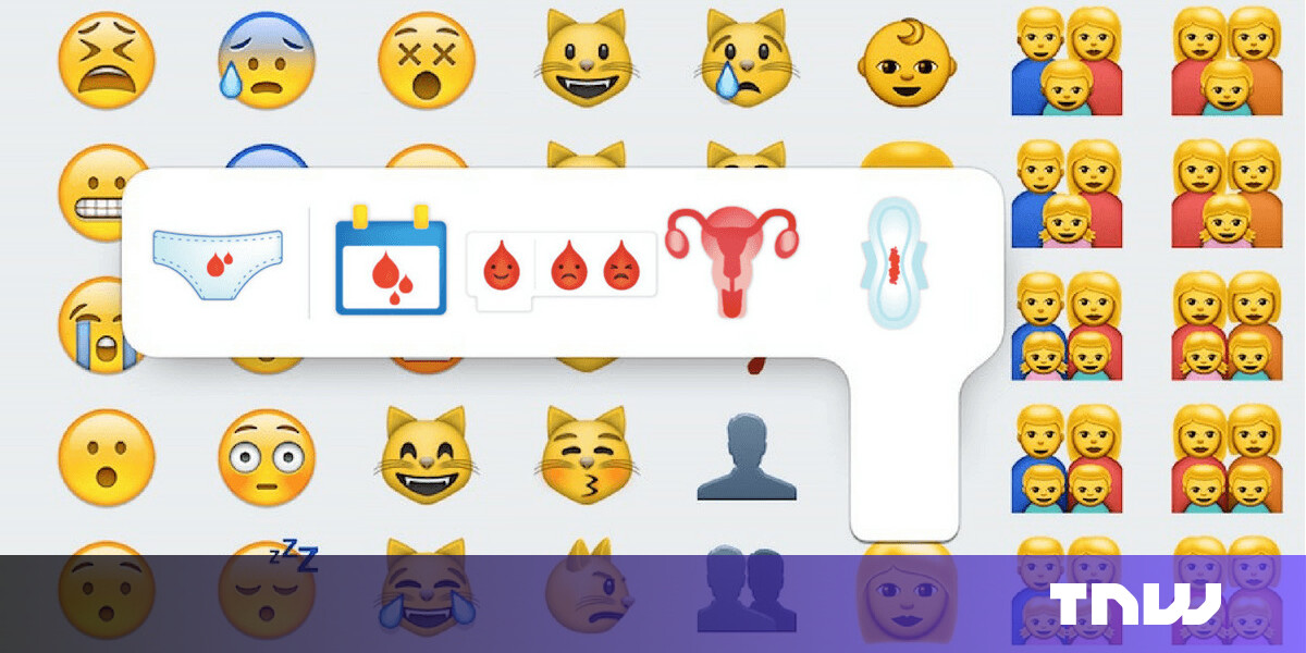 Period emoji could smash the stigma surrounding menstruation