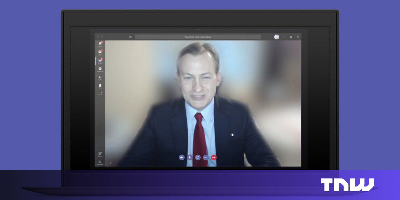 Microsoft Teams can now blur backgrounds during video calls, thanks to AI