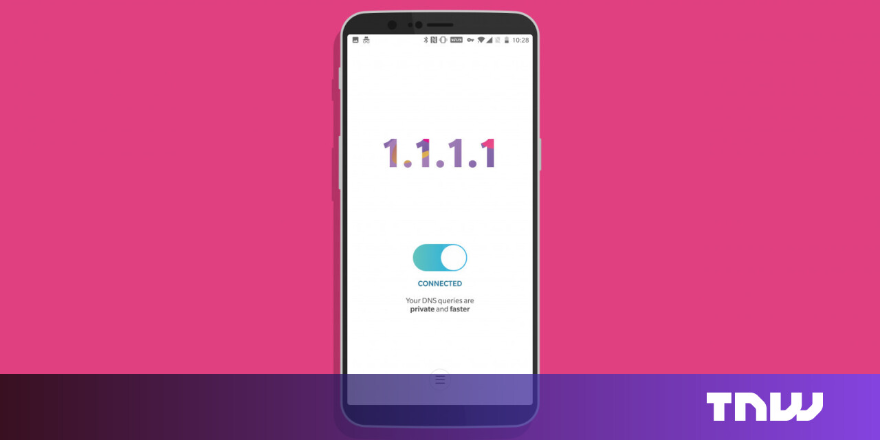 Cloudflare brings its privacy-focused 1.1.1.1 DNS switching app to phones