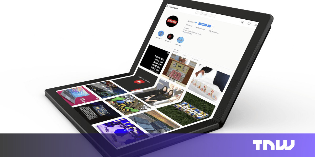 Lenovo unveils the world’s first ‘foldable PC’ and I’m actually kinda excited