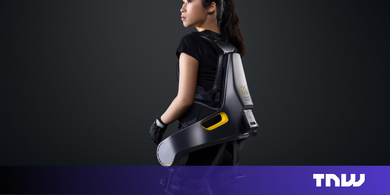 This AI-powered exoskeleton does the heavy lifting so you don’t have to