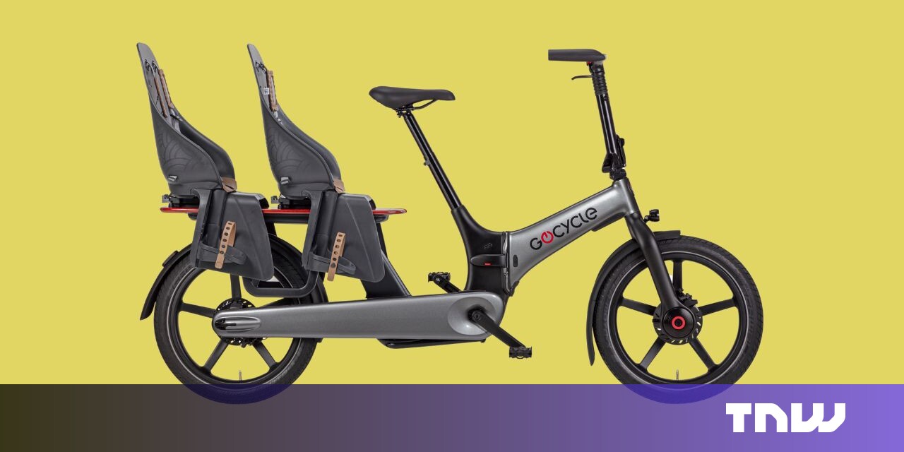 #Gocycle releases first pics of F1-inspired folding cargo ebikes