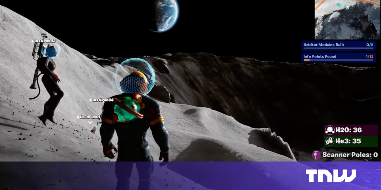 Gamers suit up: You can now build ESA’s future lunar base in Fortnite