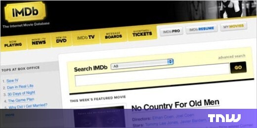 Here's what a redesigned IMDB might look like - TNW Design and Dev