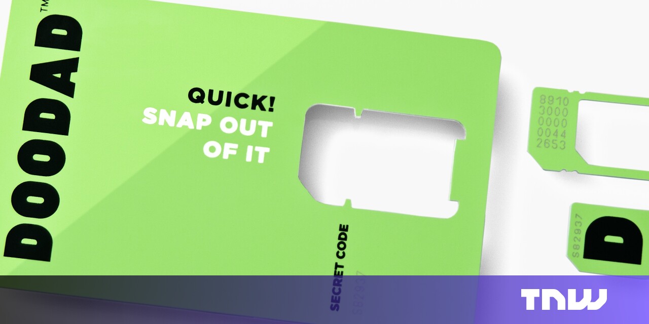 DOODAD Now Ships Its Pay-As-You-Go Data SIM Card Internationally