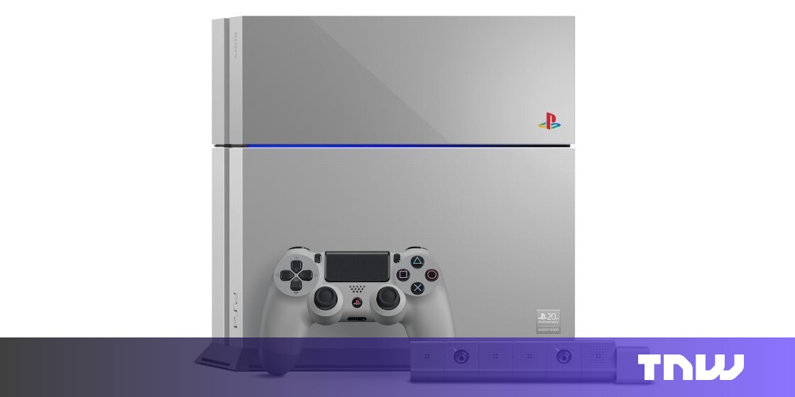 Sony Reveals PS4 20th Anniversary Edition in Original PlayStation Colors