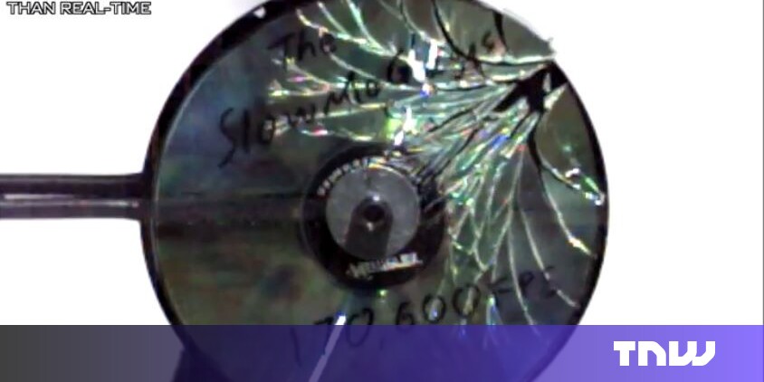 Here's a Video of a CD Shattering at 170,600 FPS