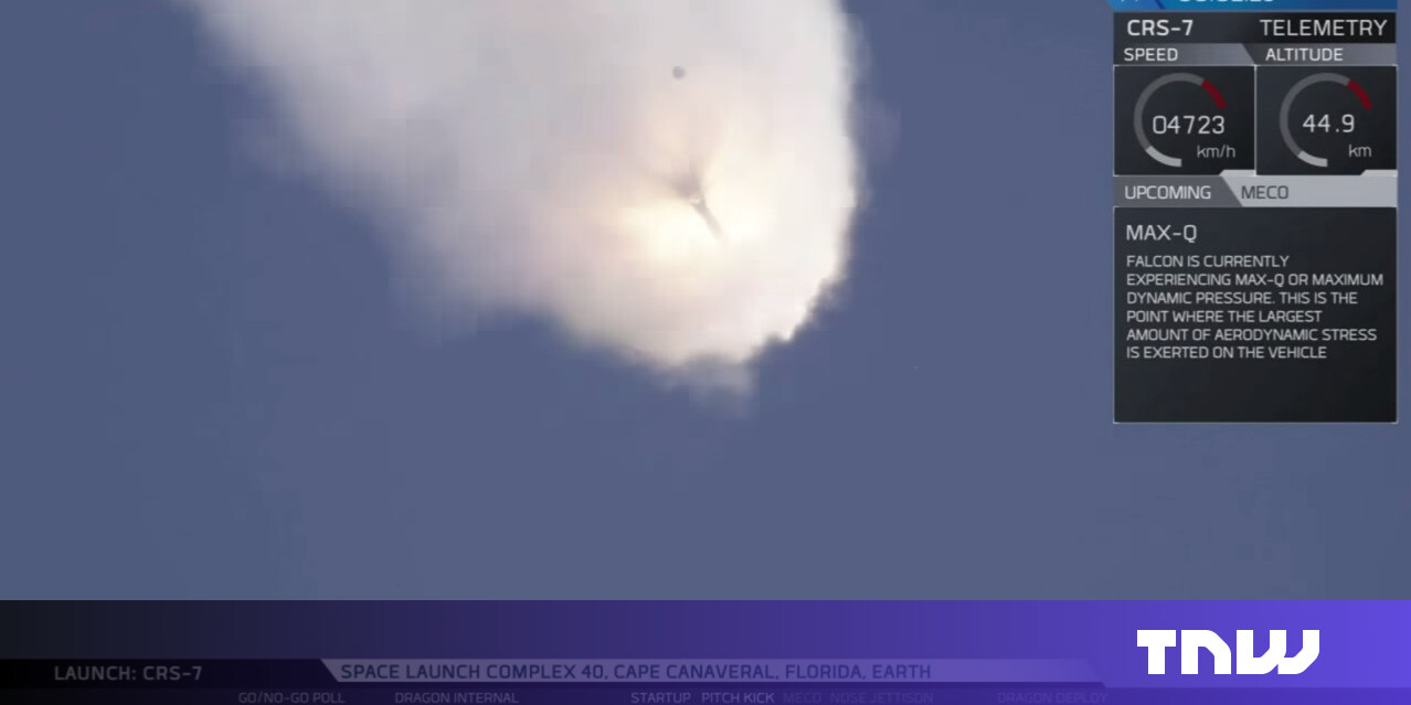 SpaceX’s Falcon 9 rocket exploded two minutes after launch