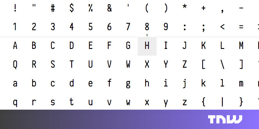 Check out this open source typeface entirely generated by code