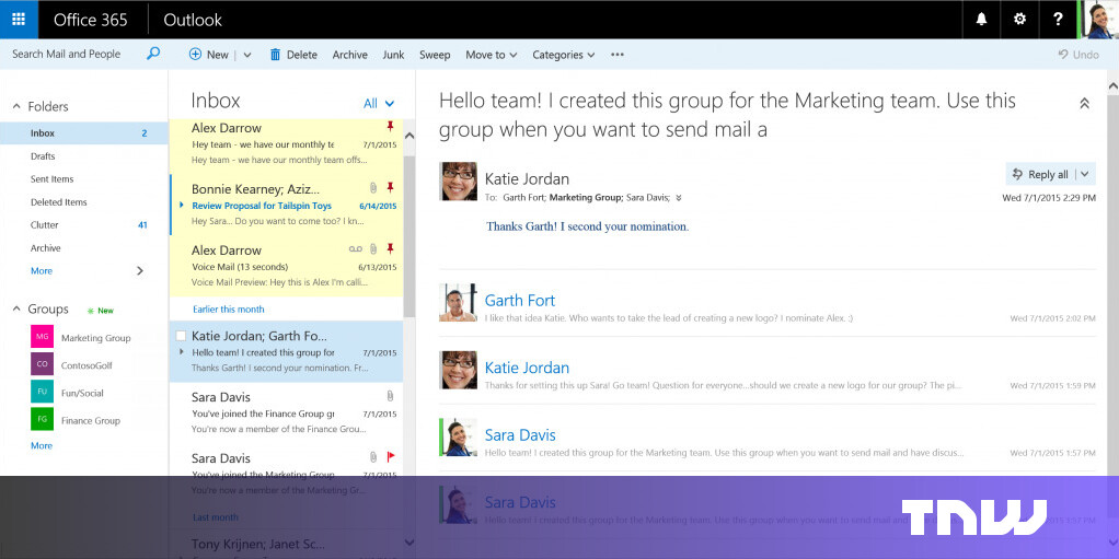 The Microsoft Outlook web client now has a cleaner UI and tons of new tools