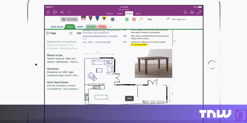 OneNote gets huge multi-tasking update with iOS 9 and iPad Pro support
