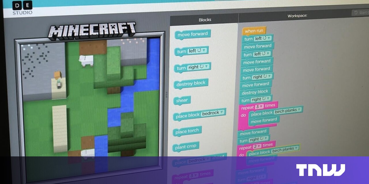 Teach your kids to code with this neat Minecraft lesson