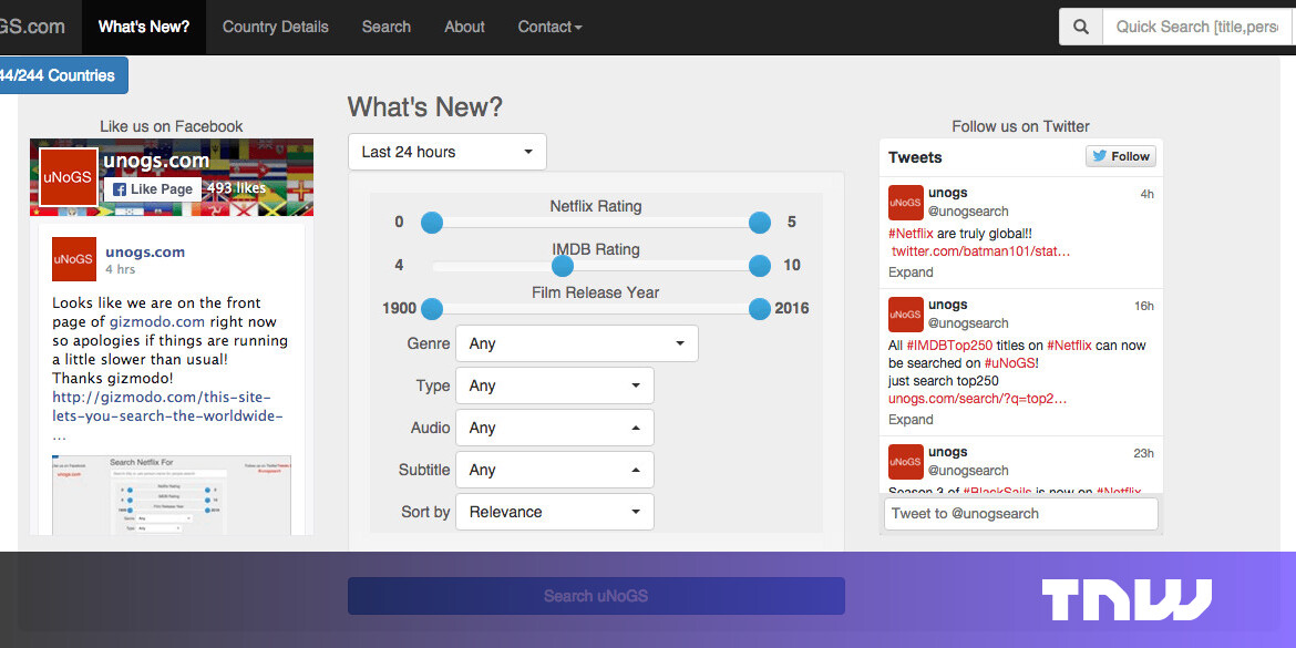 This tool helps you search the entire global Netflix library
