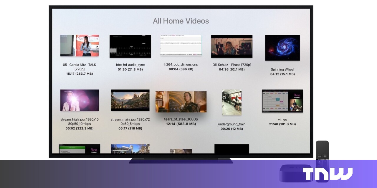 Apple TV now has VLC for playing locally stored video files
