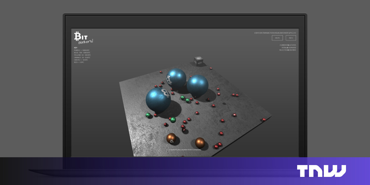 See Bitcoin change hands in real-time with this lovely visualizer