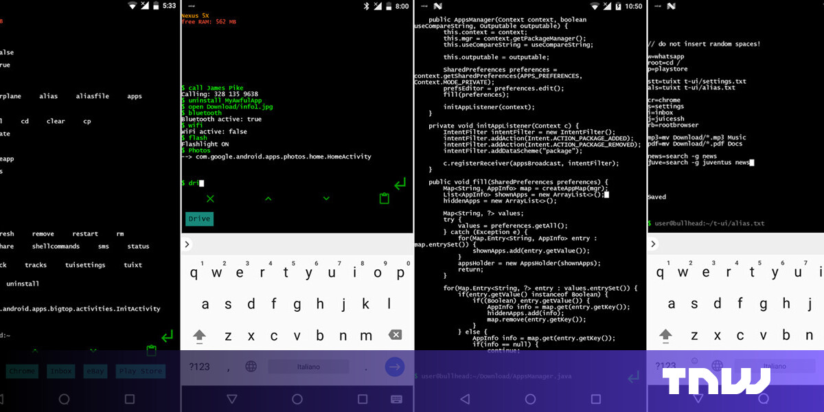 Linux Launcher turns your Android phone into command line interface