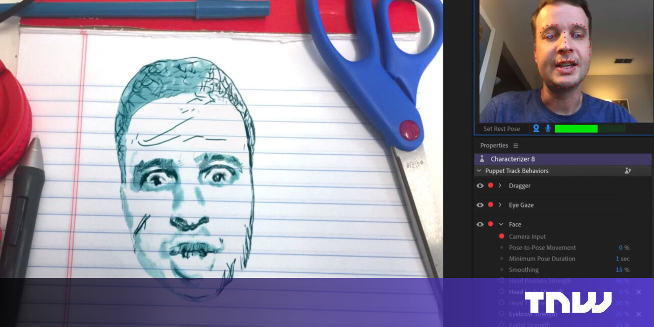 Adobe Characterizer turns you into an animated drawing with the power of AI