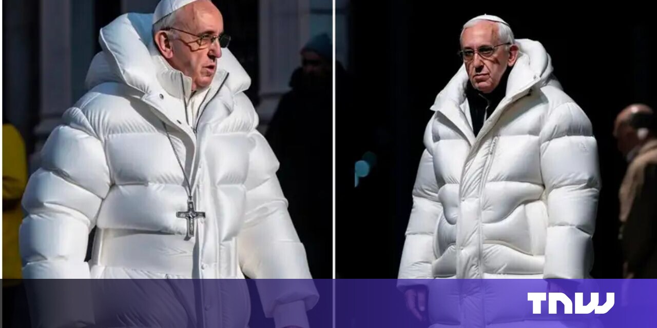 #The AI pope coat is the shape of hyperreality to come