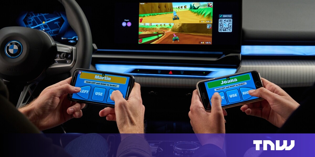 #BMW’s new electric 5 Series lets you play games while charging the car