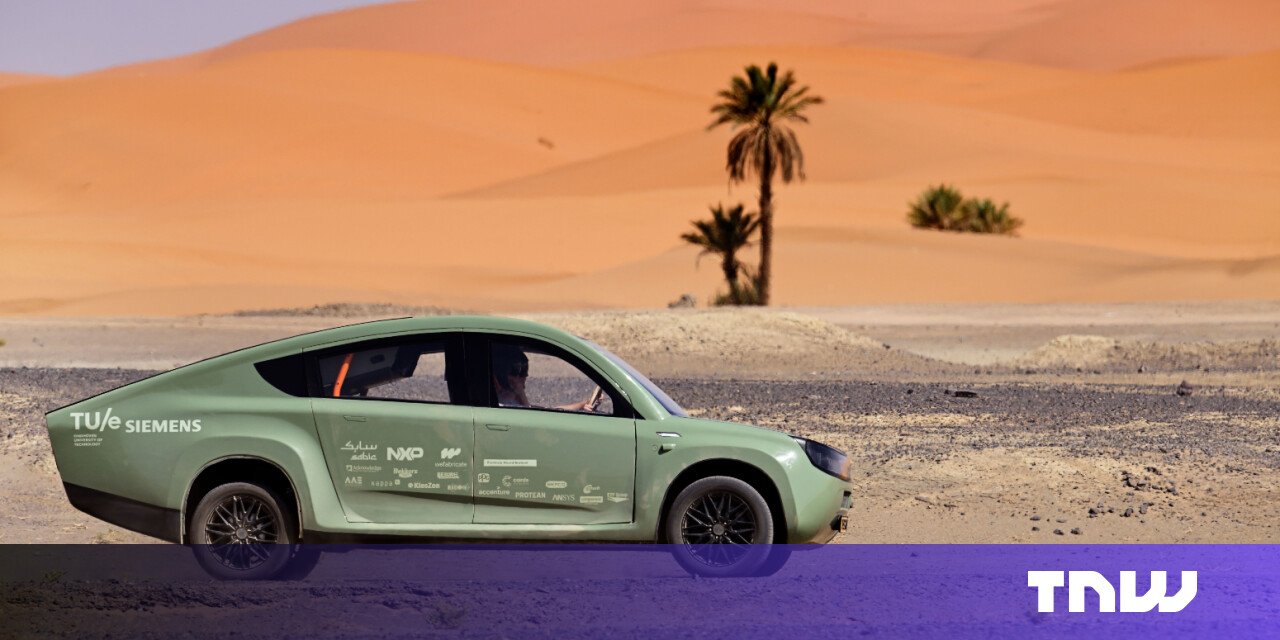 #Dutch solar EV completes 1,000km test drive through the desert
