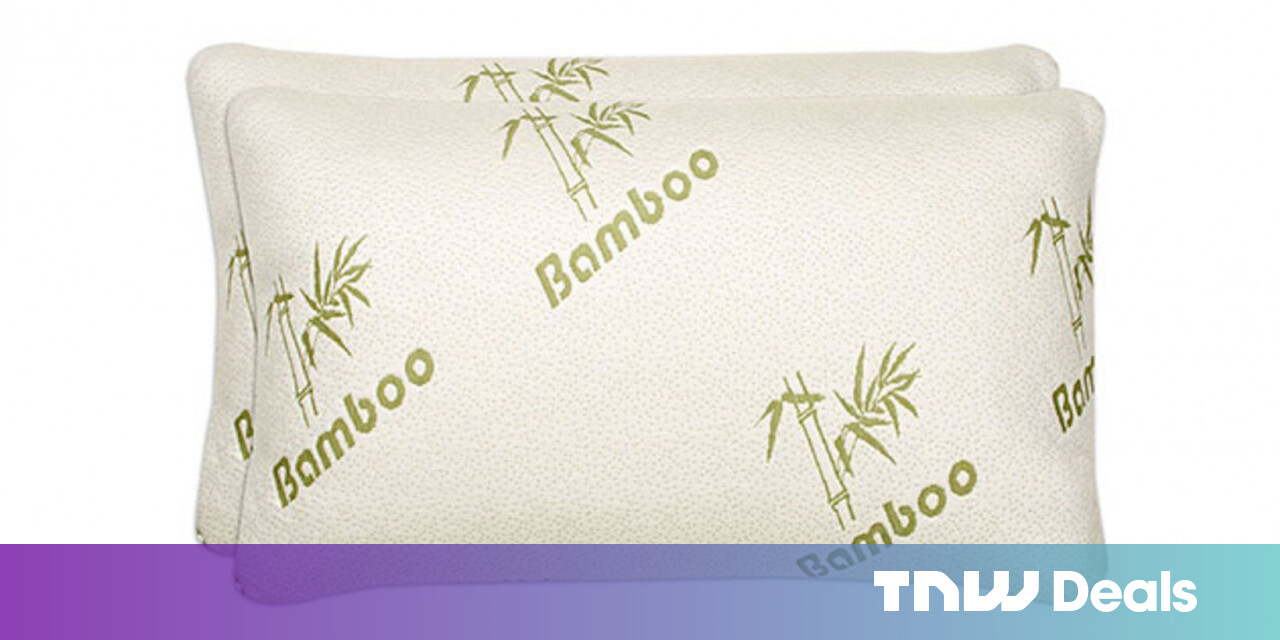 This memory foam bamboo covered pillow can be a nighttime game-changer