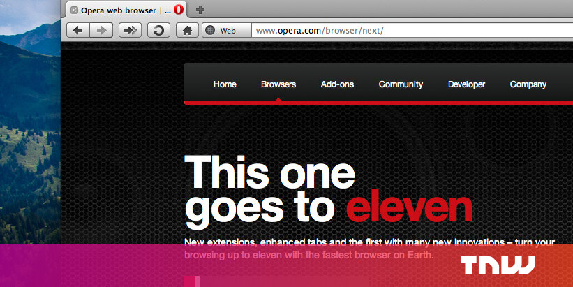 Opera 11 Beta Unveiled Now Features Tab Stacking And Extensions