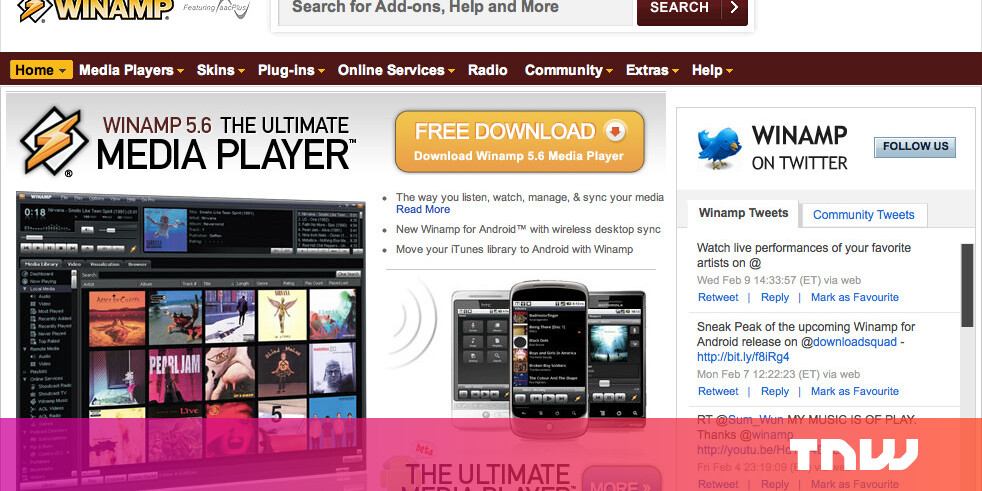Services winamp Services winamp