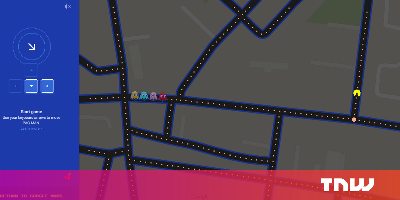 you can play pac man inside google maps