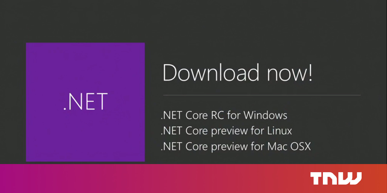 Microsoft net core download