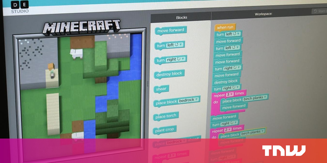 Teach your kids to code with this neat Minecraft lesson