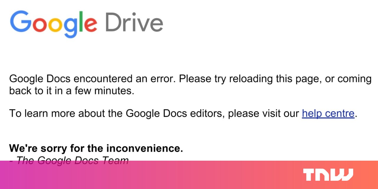 Google Drive And Gmail Are Down Update Fixed