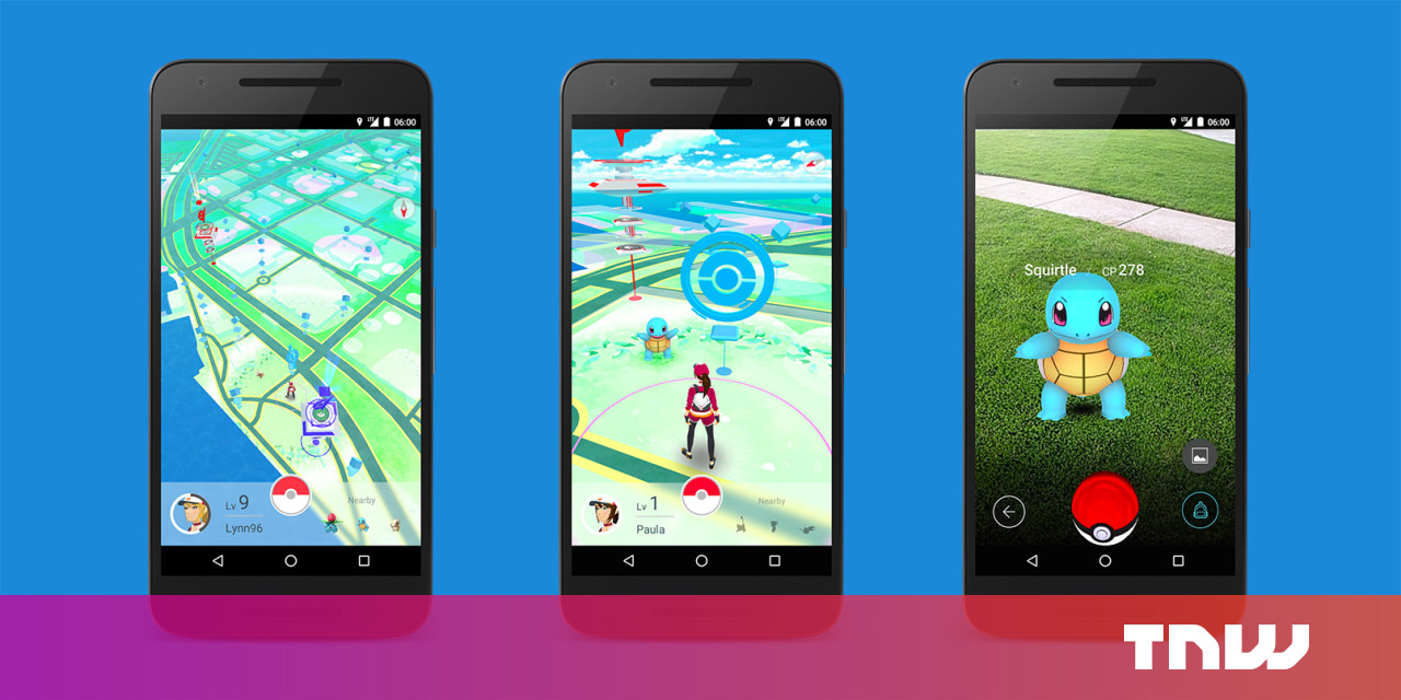 Pokémon Go AR game arrives on Android and iOS next month.