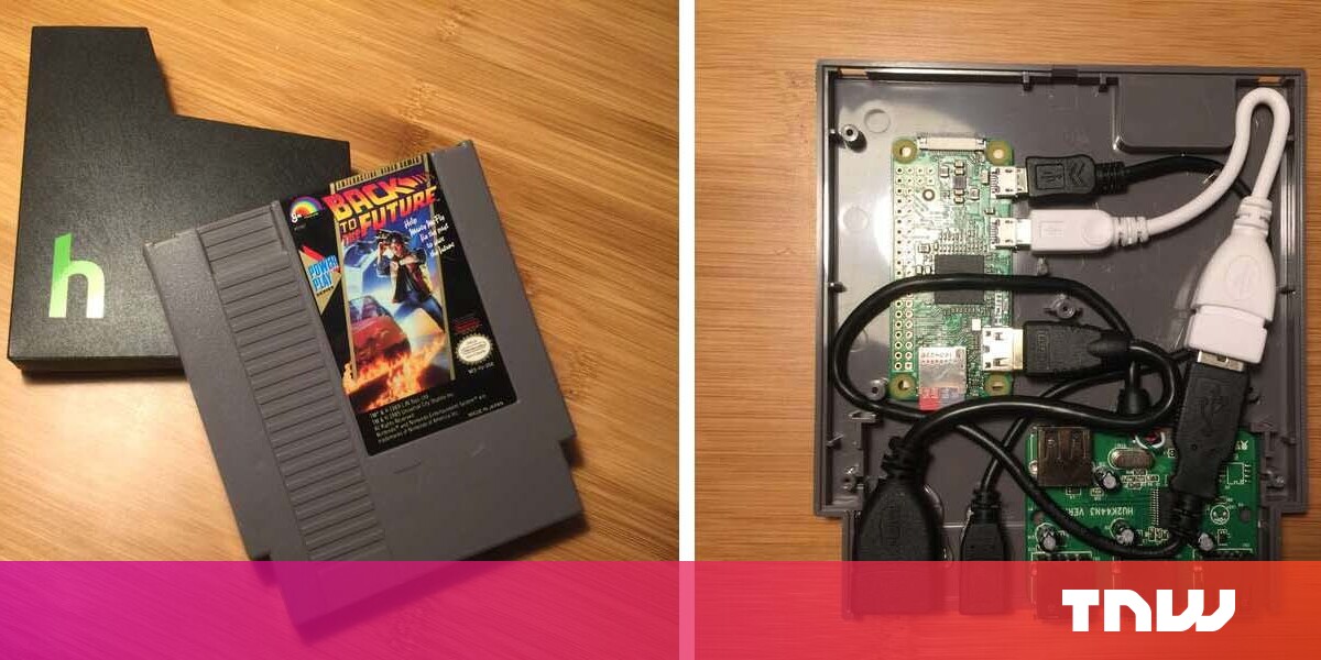 Nintendo cartridge is hiding a Raspberry Pi computer inside