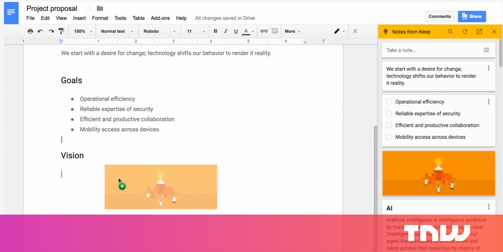 excellent sidekick to its productivity apps