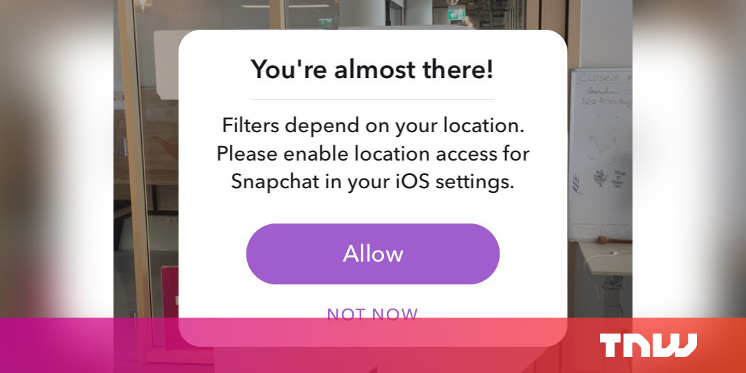 Snapchat Now Asks You To Turn On Location Services To Use Basic